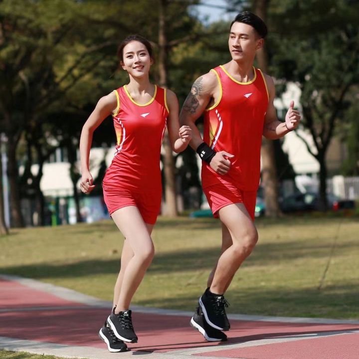 Track%20Suit%20Suit%20Men's%20and%20Women's%20Quick-Drying%20Sports%20Suit%20Competition%20Training%20Vest%20Student%20Marathon%20Running%20Slim%20Fit%20Clothes%20-%20Image%205