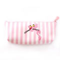 [New] cute Pink Panther pencil bag pen case for girls pouch bag make up case Pu stationery pouch with zipper school supplies. 