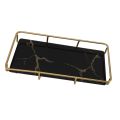 Countertop Tray Iron Glass Counter Organizer Modern Delicate Texture for Kitchen. 