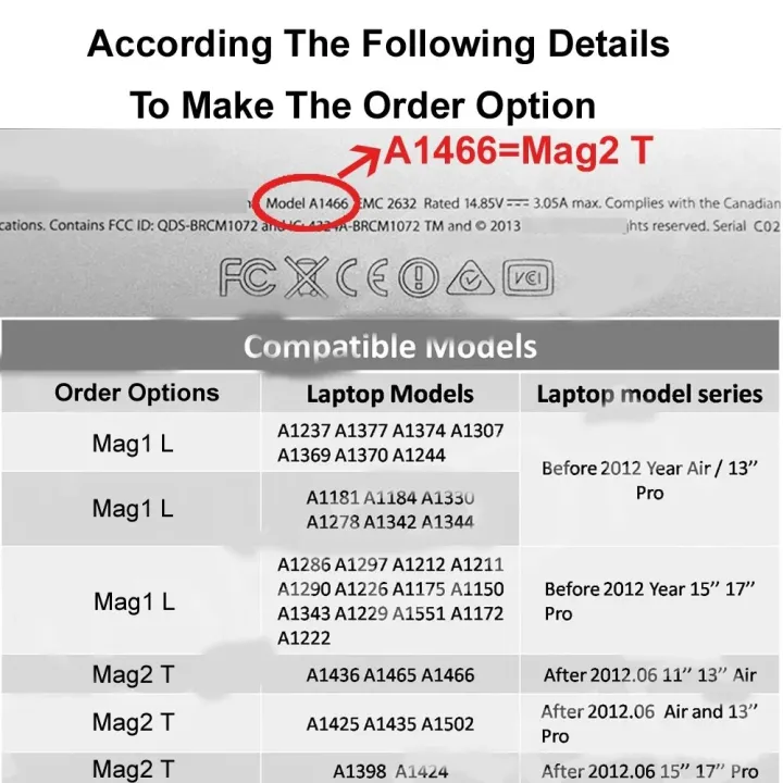 100%25%20New%20Repair%20Replacement%20Magnetic%20AC/DC%20MagSaf*%201%202%20Adapter%20Cord%20Cables%20For%20Apple%20Macbook%20Air%20Pro%2045W%2060W%2085W%20Power%20Charger%20-%20Image%205
