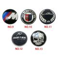 82mm front hood sticker BMW logo sticker for Bmw cars X1 X3 X5 X6 1 3 5 7. 