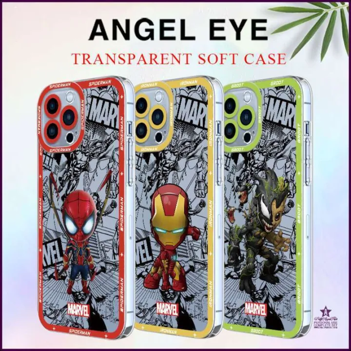 [Op057] Xiaomi POCO X3 NFC x4 x 5 m3 M4 11 Lite 11t Pro Hidden Spider Man Deadman Groot TPU Transparent Zacht