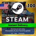 100 USD Steam Wallet Code - US. 