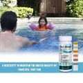 100Pcs 6-In-1 Swimming Pool PH Test Paper Residual Chlorine PH Value Alkalinity Hardness Test Strip PH Tester. 