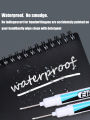 Waterproof Oil Based White Permanent Markers Permanent Marker Pens Environmental White Marker Pen for Wood Rock Plastic Leather. 
