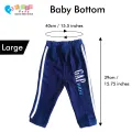 Baby Bottom/ Baby Infants & Toddler Regular Bottom Lowers with Bottom Ribs/ Baby and Kids Bottom with Rib/Track Pant/Bottom wear/Lower, for Baby Regular fit or Casual. 