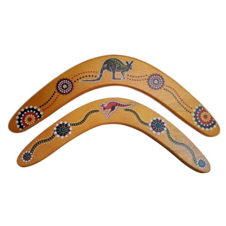 1PC Wooden Outdoor Boomerang Plaything Wooden Nederlands