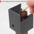 ,45 Degree Square Woodworking Right Angle Marking Gauge Aluminum Alloy Round Center Finder Tool Durable Easy to Use. 