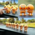 Smiley Spring,Cute Emoji Bobble Head Spring Dolls Car Ornaments Bounce Toys 1 Pcs. 