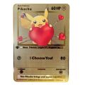 pokemon cards golden 29 Styles Pokemon Pikachu Cosplay Goku Luffy Gold Metal Saint Seiya Toys Hobbies Hobby Collectibles Game Collection Anime CardsParty Games Crafts. 