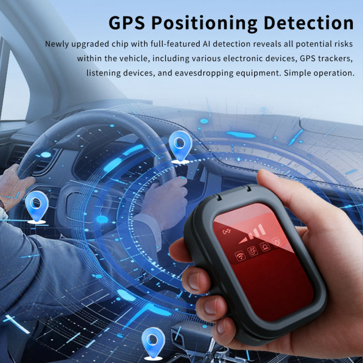 T05 Anti-Spy Detector, Camera G-PS Tracker Wi-Fi Signal Scanner, 4 IR ...