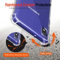 For Samsung Galaxy A10 / M10 Back Cover Shockproof Transparent Soft TPU Silicone Protector Phone Case with Shock Absorption Bumper Corners. 