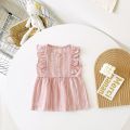 Cute Princess Baby Girls Dress Comfortable Fashionable Sleeveless Kids Clothing Korean Style. 
