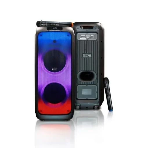 Fuji Portable Bluetooth Speaker + Free 2 Wireless Mic (BTS-1022)