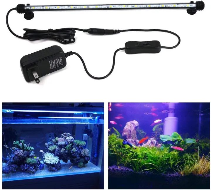 3.5%20feet%2018W%20RGB%20LED%20Aquarium%20Light%20Submersible%20AIBAO%20T4%20Lamp%20Bulb%20Pet%20Fish%20Tank%20Light%20Energy%20Saving%20Fitting%20Accessory%20Fish%20Tank%20Decoration%20Colourful%20Red%20Green%20Blue%20Light%20Emitting%20Diode%20Bright%20Color%20T4-100LED%20Fish%20Tanks%20Fish%20Tank%20Glass%20Aquarium%20Decoration%20-%20Image%203