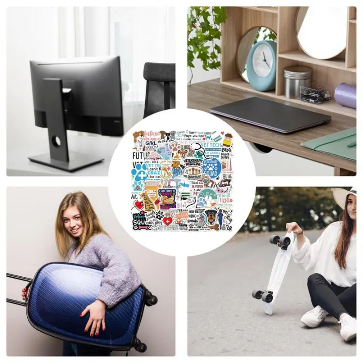 Vet%20Med%20Stickers%20Cute%20Veterinary%20Decals%20Vet%20Doctor%20Notebook%20Material%20Stickers%2050%20PCS%20Waterproof%20Decals%20Laptop%20Accessories%20For%20-%20Image%205