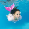 Children Swimming Fins Kids Mermaid Flippers Diving Feet Monofin Whale Tail Silicone Flippers Swimming Gear Accessories. 