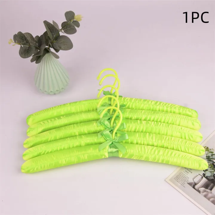 1PC%20Satin%20Padded%20Clothes%20Hanger%20Silk%20Wrapped%20Coat%20Rack%20Wrinkle%20Non-slip%20Coat%20Hanger%20Dress%20Clothes%20Sponge%20Hanger%20-%20Image%209