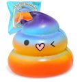 Rainbow Soft Squishy Colorful Slime Poop Slow Rising toy. 
