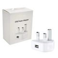 Apple_ 5W USB Power Adapter / Genuine A Grade Apple_ iPhone 3 PIN Charging Adapter / Plug. 