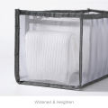 Foldable Underwear Storing Box Home Use Storage Drawer Divider Mesh Grid Organizer for Underwear/Bras/Socks. 