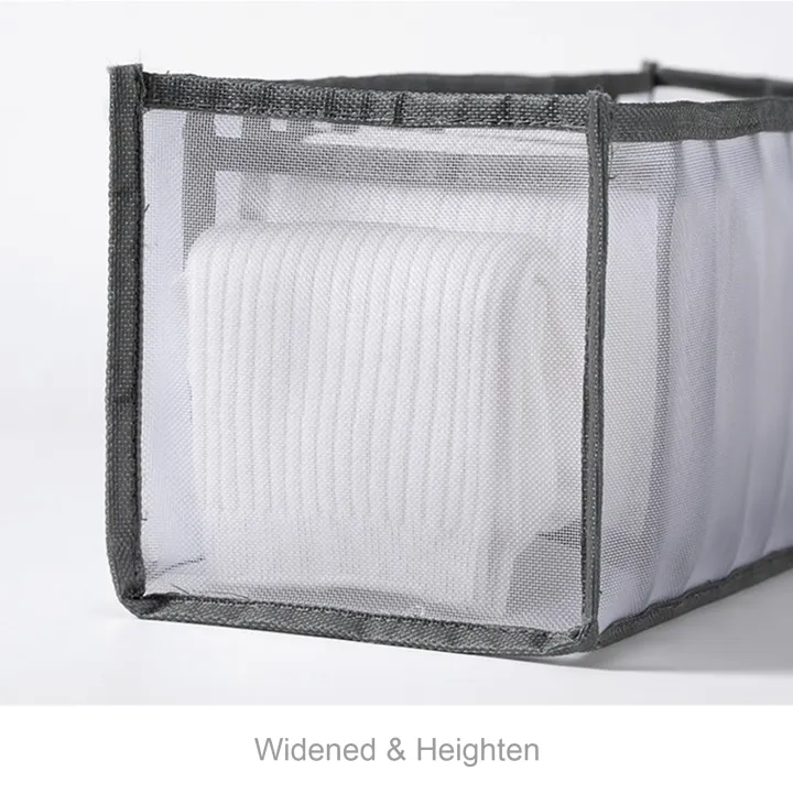 Foldable%20Underwear%20Storing%20Box%20Home%20Use%20Storage%20Drawer%20Divider%20Mesh%20Grid%20Organizer%20for%20Underwear/Bras/Socks%20-%20Image%205
