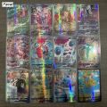Facai 2024 English Language Version Pokemon Cards 100Pcs Pokemon Cartas Luxury 38 V 59MAX GX Children Battle Game Tag Team Shining Vmax. 