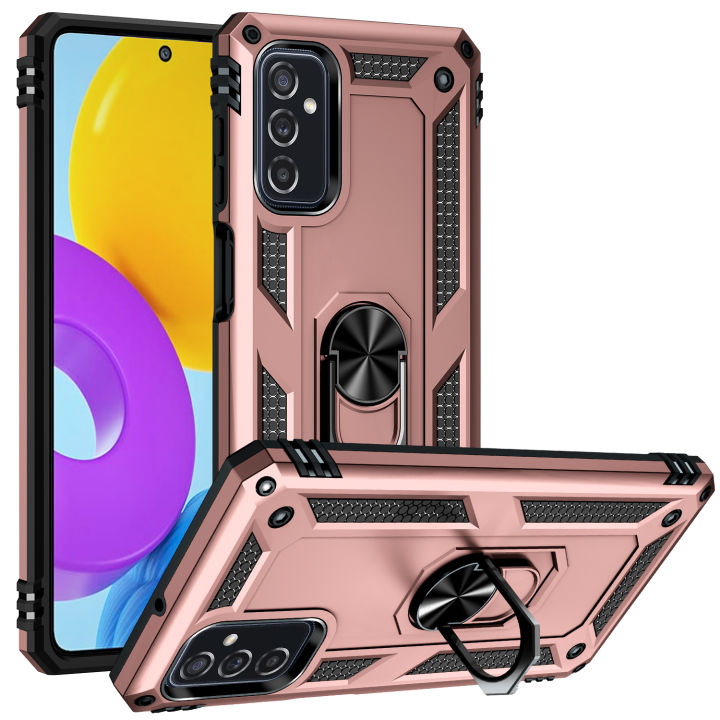 Vantime for Samsung Galaxy M52 5G Hard Case Hybrid Cover Stand Holder Casing