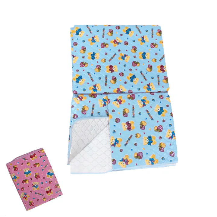 New Born Baby Bubble Changing Sheets Rubber PVC Cot Sheet Waterproof Mat - Large