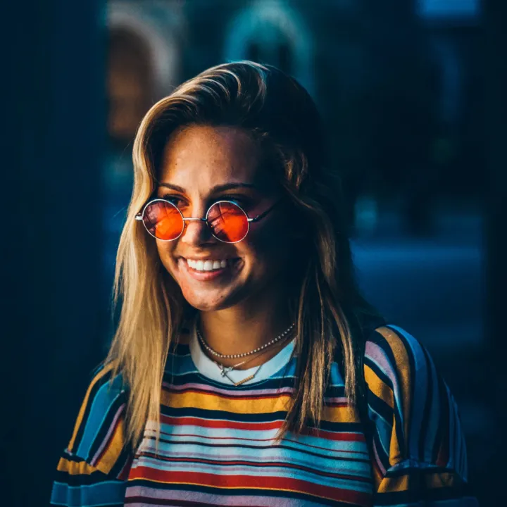 Sunglasses Classic Gold Red Round Unisex Sunglasses Travel Essential UV protection Sunglasses Men and Women Adults Sunglasses Eye Wear Eye Protection Stylish Celebrity Look The Peach Lilac Jewelry
