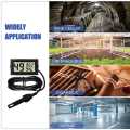Digital Thermometer Hygrometer with Probe Indoor Temperature Humidity. 