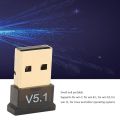 Wireless BT Adapter, BT, 5.1 USB Adapter Dongle Receiver for Pc. 