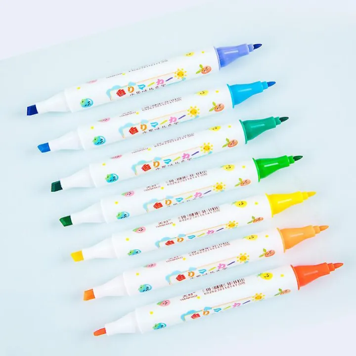 Fruit%20Flavor%20Highlighter%20Marker%20Pen%20Color%20Boxed%20Marker%20Lock%20Handle%20Design%20Double-headed%20-%20Image%204