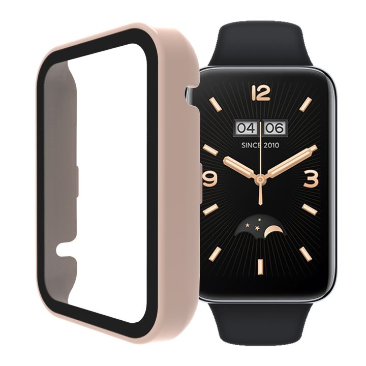 For Xiaomi Mi Band 7 Pro PC + Tempered Glass Integrated Watch Case