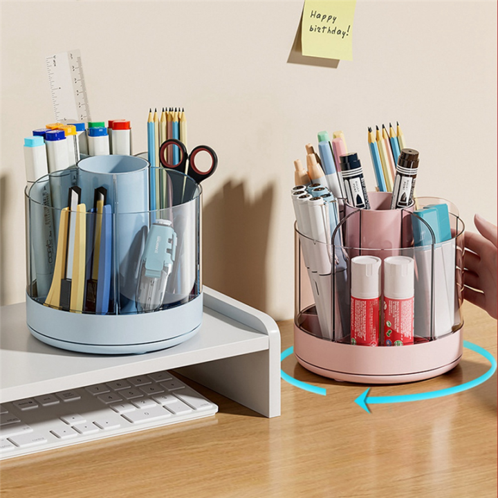1%20Piece%20Pen%20Holder%20Organizer%20360%20Degree%20Rotating%20Pencil%20Holder%20for%20Paint%20Brush%20Crayon%20Markers%20White%20-%20Image%202