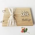 Wedding Guestbook Signs Wooden Guest Book Rustic Blank Guestbook Wedding Signature Guest Book Personalized Baptism Party Decor. 