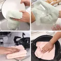 【WEJA】Kitchen Oil-Proof Rag Super Absorbent Superfine Fiber Cleaning Cloth Home Do The Washing Up Kitchen Accessories Cleaning Towel. 