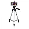 Professional Camera Tripod for Phone DSLR Camera - Stand Screw 360 Degree + Fluid Head +  Stabilizer + Phone Holder. 