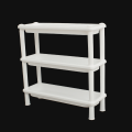 Mini 3 Tier Plastic Shelf. 