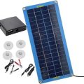 300W Solar Panel 12V 5V Dual USB Controller Battery charger -50A. 