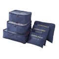Nullmul 6PCS Travel Storage Bag Set for Clothes Tidy Organizer Wardrobe Suitcase Pouch Travel Organizer Bag Case Shoes Packing 2. 
