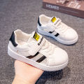 Bannie Baby Boy White Shoes2023New Summer Children's Mesh Shell Toe Board Shoes Breathable Sneakers. 
