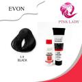 Evon hair colour  black 1.0. 