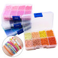 3400pcs/Box 3mm Czech Charm Crystal Glass Seed Beads Kits for DIY Handmade Supplies Accessories. 