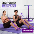 Pull Reducer Band / Pedal Rally Body Trimmer / Multi Function Foot Puller Rope / Fitness Elastic Sit Up Pull Rope Abdominal Device Exerciser Equipment. 