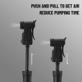 Bicycle Hand Pump Inflator Alloy Portable Air Pressure for Cycling Frame Household Inflator and footballs Bicycle Accessories. 