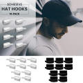 Practical Hat Storage With Sturdy Hooks Hat Hanger With Versatile Hooks Wall-mounted Hat Hooks Without Drilling Cap Holder With No Damaging Installation Hat Rack With Buckles And Hooks. 