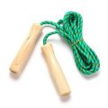 【Hot】 NEW Skipping Rope Wooden Handle Skipping Rope 2.5M For Students Fitness Training Sport Game. 