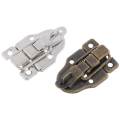 【FOOT SOFA】1xhanshi 2pcs Jewelry Chest Box Antique Metal Buckle Suitcase Case Toggle Lock Hasp Latch. 