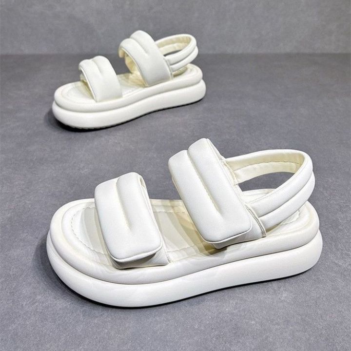 35-43  plus Size Women's Platform Sports Sandals Women's Summer Wear New Versatile Fashion Non-Slip Casual Beach Shoes